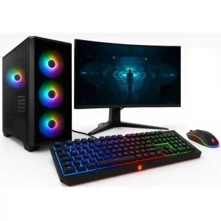 PC zostava AMD Ryzen 7 7700X Octo Core + vodné chladenie | DDR5 RAM 32GB | SSD 1TB | Gigabyte Radeon RX 9060 XT GAMING 8GB | 32" LCD monitor Samsung Odyssey Quad HD | WiFi + Bluetooth | Game Set | WIN 11 Pro